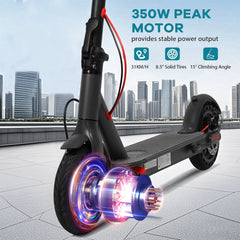 New 2026 AOVOPRO LPTX01/S80PRO 31KM/H Adults Electric Scooter 350W 25/35KM Range 8.5 Inch Dual Brake Folding Electric Scooter