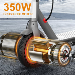 New 2026 AOVOPRO LPTX01/S80PRO 31KM/H Adults Electric Scooter 350W 25/35KM Range 8.5 Inch Dual Brake Folding Electric Scooter