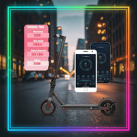 2025 JUICEASE TX01 Electric Scooter 350W Motor 36V 7.8Ah 25 KM Range 31KM/ 8.5 Inch Tires with APP Foldable Adult Kick EScooter