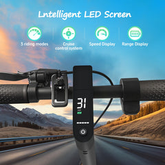 AOVOPRO AP07 Electric Scooter 500W Instantaneous Maximum Power 31KM/H 36V10.5Ah 35KM with Turn Signal Shock Absorption EScooter
