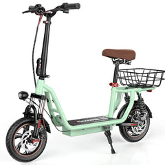 ISCOOTER I12 Adult Electric Scooter 500W Motor 36V7.5AH Battery Electric Scooter 12 Inch Urban Commuting Electric Scooter