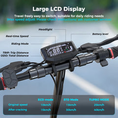 iScooter iX3 1000W Powerful Electric Scooter 40KM Range 10inch Off Road Tire Electric Kick Scooter 10Ah 40KM/H Scooter for Adults