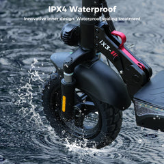 iScooter iX3 1000W Powerful Electric Scooter 40KM Range 10inch Off Road Tire Electric Kick Scooter 10Ah 40KM/H Scooter for Adults