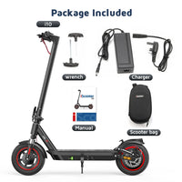 iScooter i10 Electric Scooter 10 Inch 650W 15Ah Scooter Foldable Electric Kick Scooter Max Range 45km Electric eScooter Whit APP