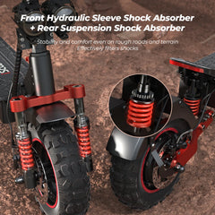 iScooter iX5s Electric Scooter 15Ah 1000W Powerful Kick Scooter Anti-skid Off Road Pneumatic Tire 65km Range 45km/h eScooter