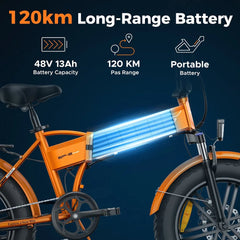 ENGWE EP-2 BOOST Electric Bicycle Foldable Torque Sensor 250W Motor 25 KM/H 55 Nm Torque Electric Bike 20x4 Fat Tire E-bike