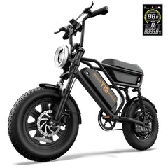 URLIFE T16 Urban off-road electric bicycle Bicycle 500W Motor 48V13AH Battery 16*3 Inch Fat Tire All-terrain electric bicycle