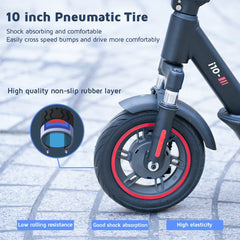 iScooter i10 Electric Scooter 10 Inch 650W 15Ah Scooter Foldable Electric Kick Scooter Max Range 45km Electric eScooter Whit APP